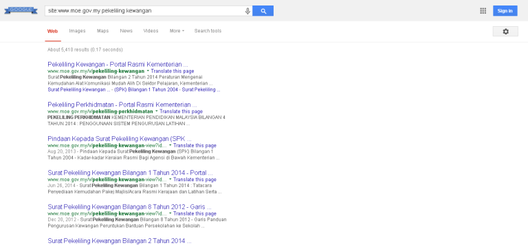 site search