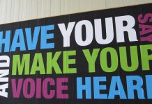 Panduan Lulus MUET Poster: Have your say and make your voice heard