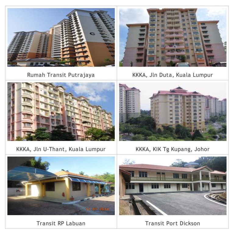 Rumah Transit Putrajaya: Modern apartment building for civil servants.