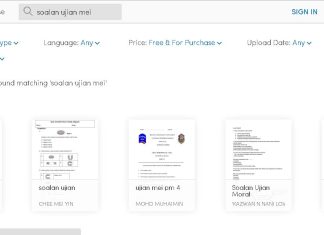 Muat Turun Soalan atau Ujian Dari Scribd Dengan Mudah Scribd search results for "soalan ujian mei," showing various exam papers.