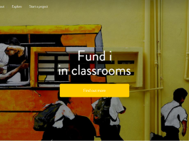 Students on a bus, funding education projects. Fund classrooms.