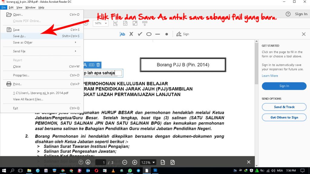 Sijil Penghargaan certificate template for a reading program. Easy certificate printing techniques.