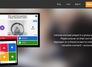 Quizizz Alternatif Kepada Kahoot Dalam Kuiz dan Memberi Kerja Rumah Students using smartphones and tablets to answer a Kahoot quiz question about Descartes. Alternative to Quizizz.