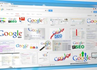 Delete Gambar di Search Result Google Google search results page showing various SEO strategies and Google branding elements.