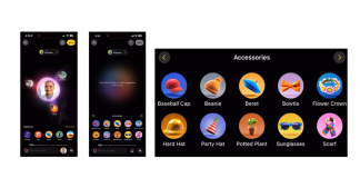 10 Cara Apple Image Playground Bantu Kreativiti Pelajar Apple Image Playground app interface showing various accessories like hats, bowties, and sunglasses to add to images.