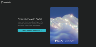 Jom Cuba Akaun Perplexity Pro Percuma Setahun Free year of Perplexity Pro with PayPal. Claim now!